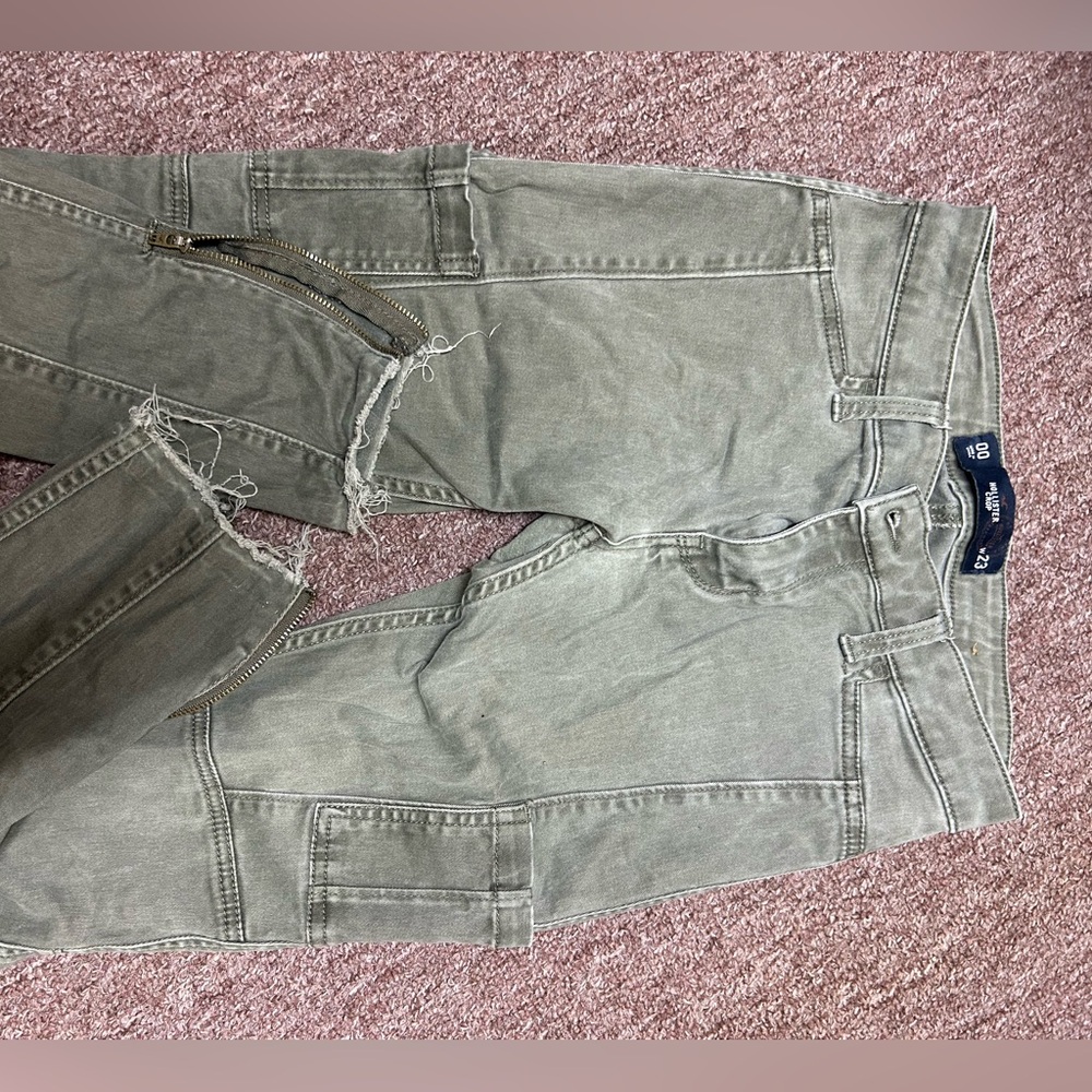 Hollister Green Skinny Pants